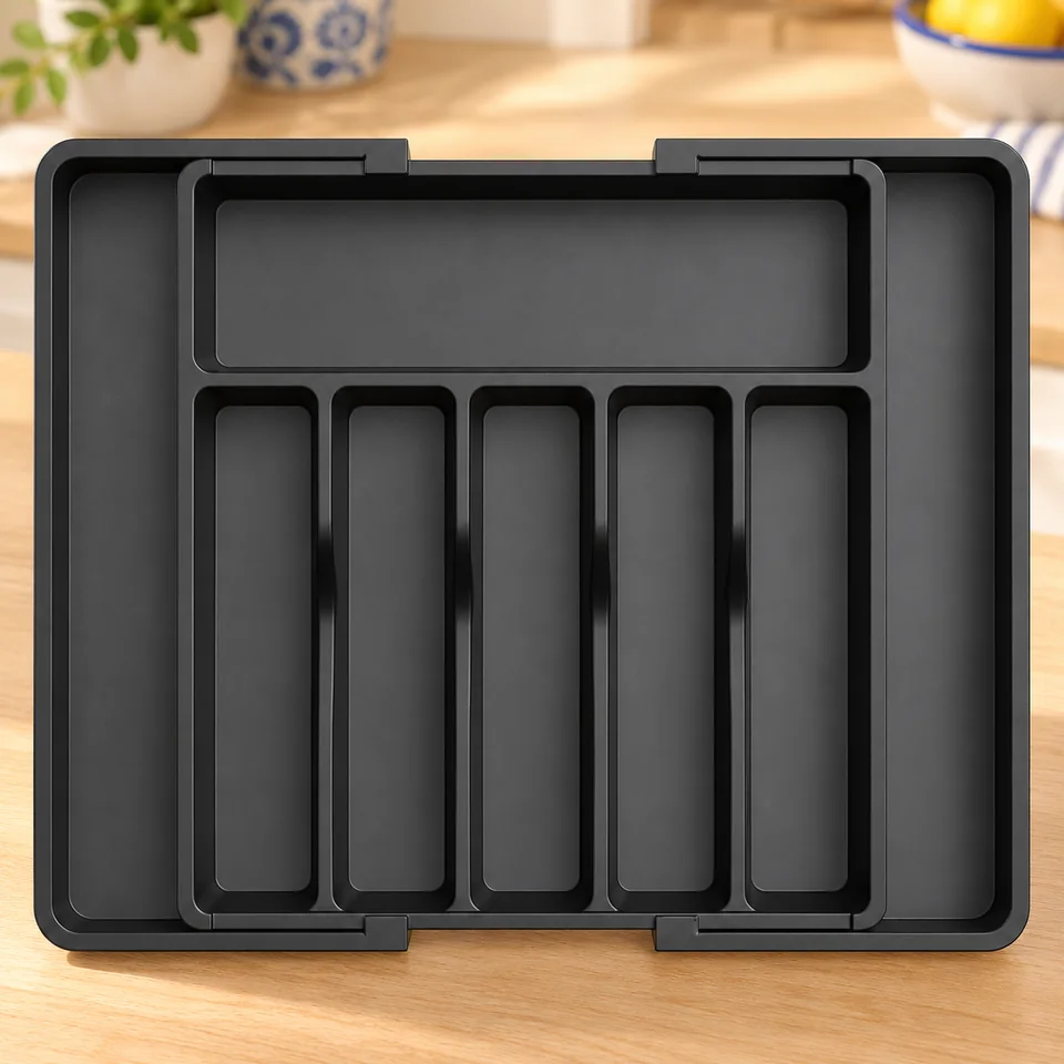 Lifewit — plateau noir à huit cases — Un seul plateau noir vide représenté ; miniatures d’autres coloris retirées.