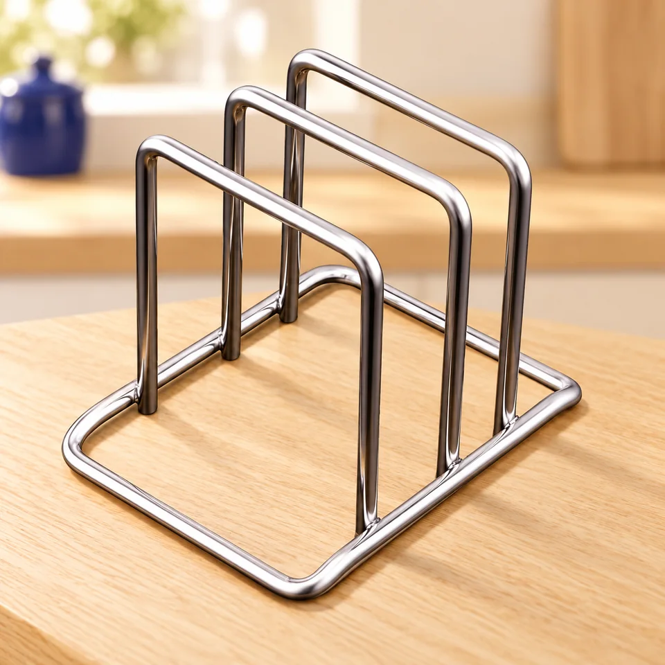Clove — support de planches inox — Illustration du rangement vide ; vaisselle, bocaux et accessoires de démonstration non fournis.